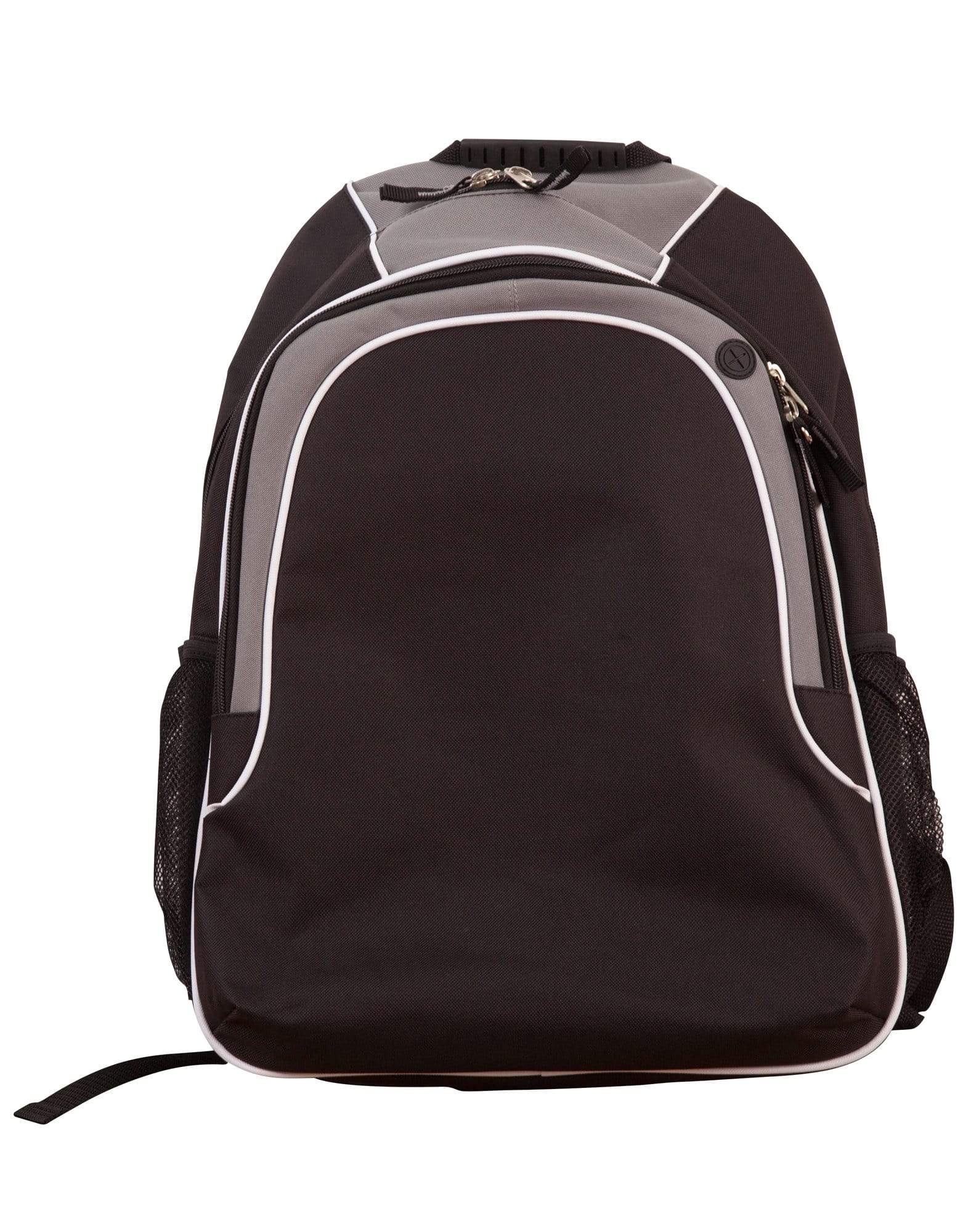 WINNER BACKPACK B5020 Active Wear Winning Spirit Black/White/Grey "(w)35.5cm (h) 43cm (d)15.5cm Capacity: 23 Litres"